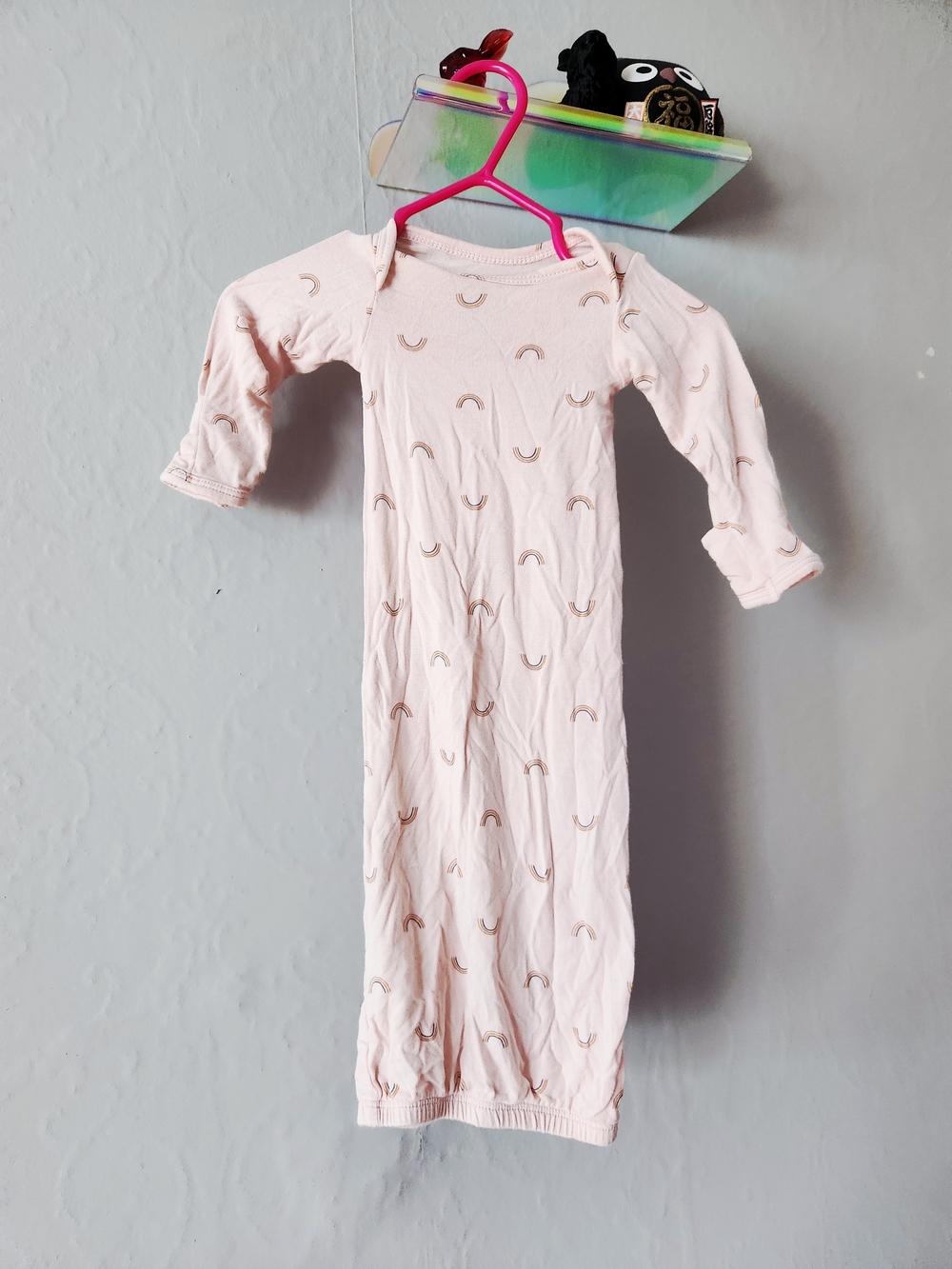 Carter's Preemie Bamboo Rainbow Print Sleep Gown